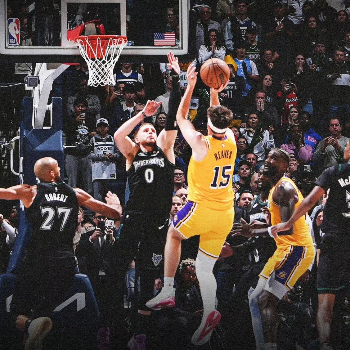 里夫斯32+18惊艳全场！湖人双杀森林狼，东詹回归后实力几何？