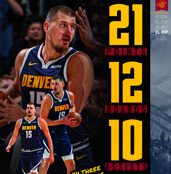 约基奇比赛精彩瞬间