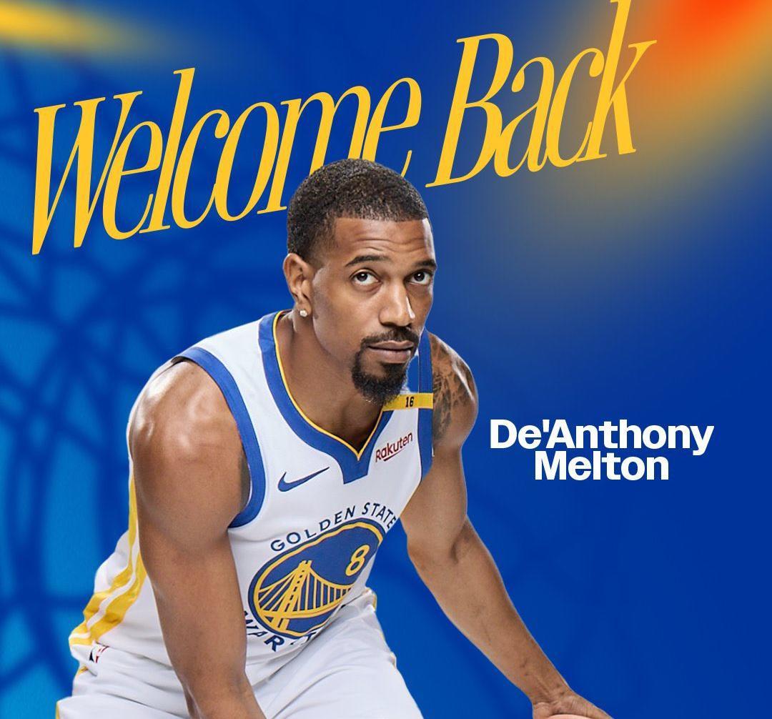 勇士官方宣布：梅尔顿被下放至G联赛圣克鲁斯勇士队，伤病恢复进展顺利