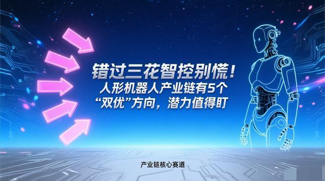 人形机器人产业链：错过三花智控？这5大双优方向潜力无限
