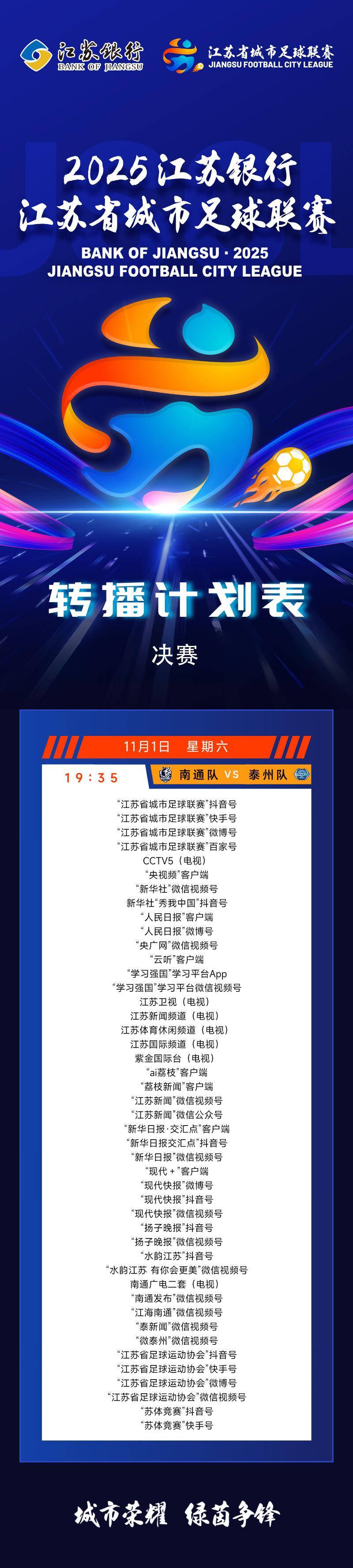 2025苏超决赛：南通队VS泰州队，赛季巅峰对决引爆南京奥体