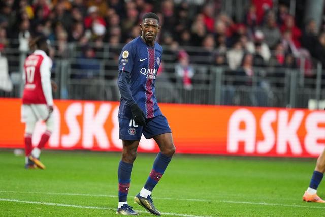 RMC：登贝莱身体状况存疑，或无缘巴黎对阵尼斯首发