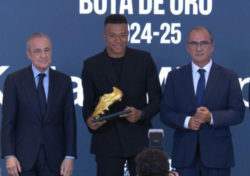 26岁姆巴佩首夺欧洲金靴！34场31球创高效纪录，皇马全队见证荣耀