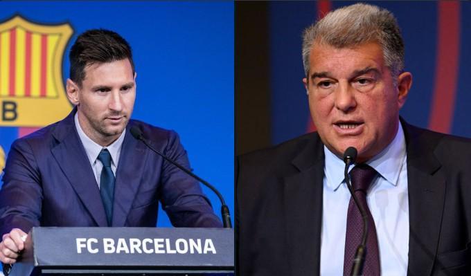 拉波尔塔透露：与梅西关系修复，计划为其举办盛大致敬仪式