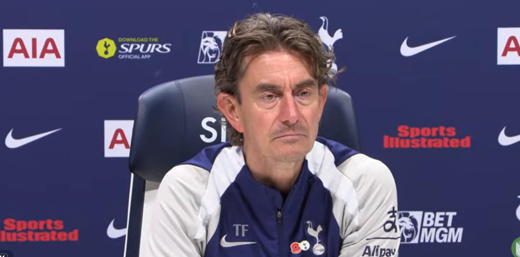 弗兰克确认：乌多基与罗梅罗复出，热刺主场迎战切尔西德比战