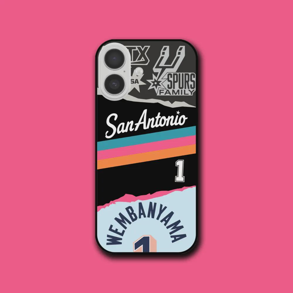 文班亚马专属手机壳，全网独家设计，球迷必备！