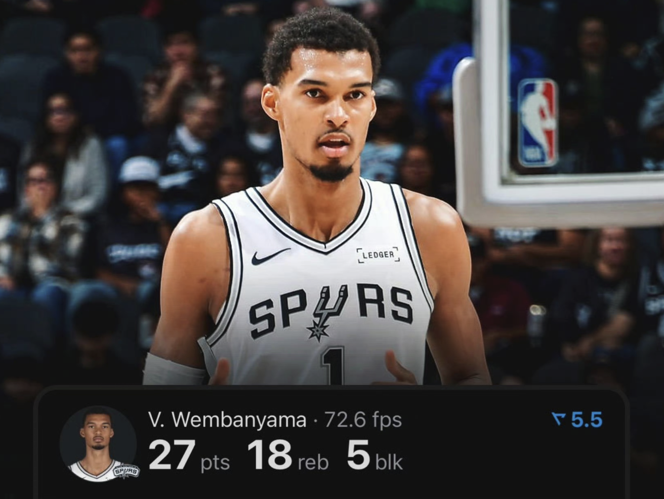 亚历山大31+7+3难敌文班亚马27+18+6+5，新星连创3项NBA历史纪录