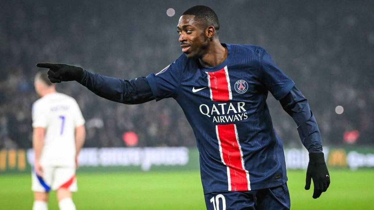 登贝莱上一场轻微不适，法甲对阵尼斯或替补出战