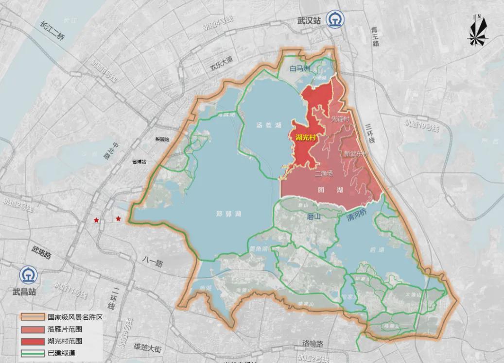 武汉东湖落雁片区规划出炉，打造世界级旅游度假区