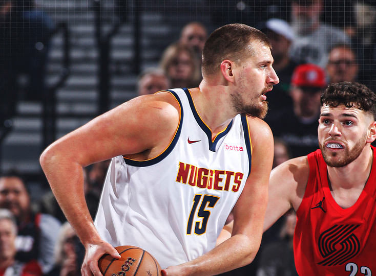 NBA爆冷！开拓者109-107掀翻掘金，约基奇三双失利，杨瀚森未获出场