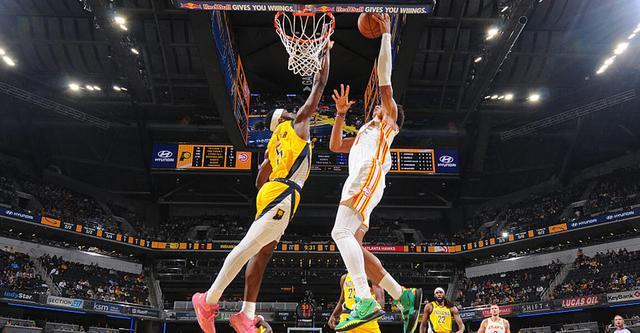 杰伦-约翰逊22+13+8+2+1全面数据，老鹰大胜步行者