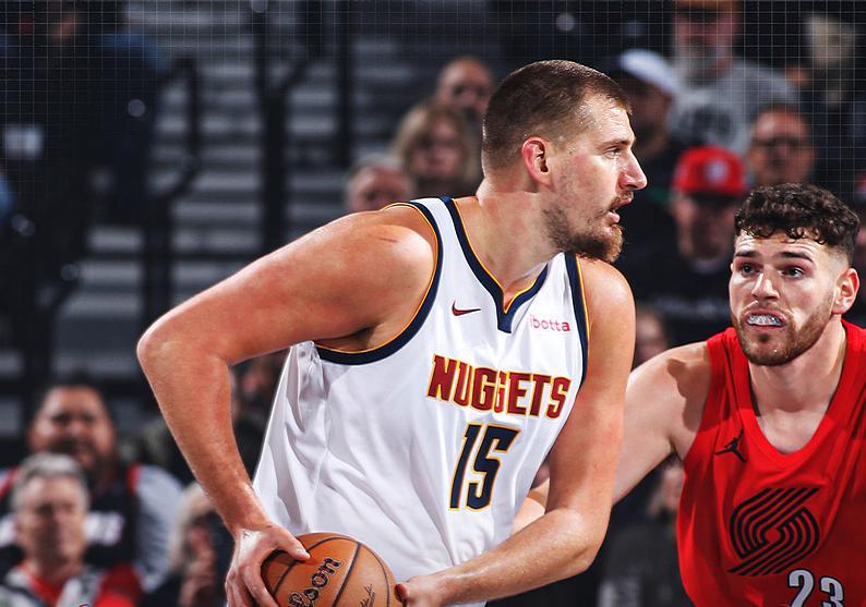 约基奇21+14+9险失三双纪录，格兰特绝杀助开拓者胜掘金