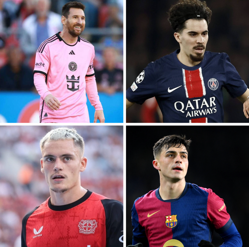 2025 IFFHS最佳组织核心候选名单揭晓：梅西领衔，B费、维尔茨等入选