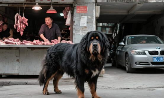 邻居藏獒偷肉他不管,我每天喂它血肉,出差半月后警察:你邻居死了