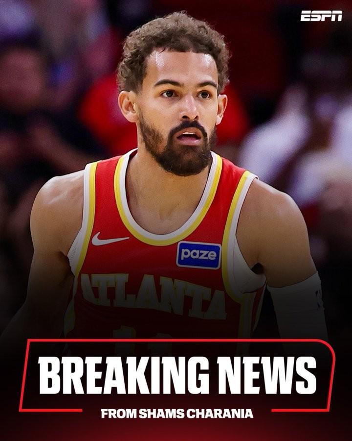 特雷-杨右膝内侧副韧带扭伤 预计休战四周最新进展