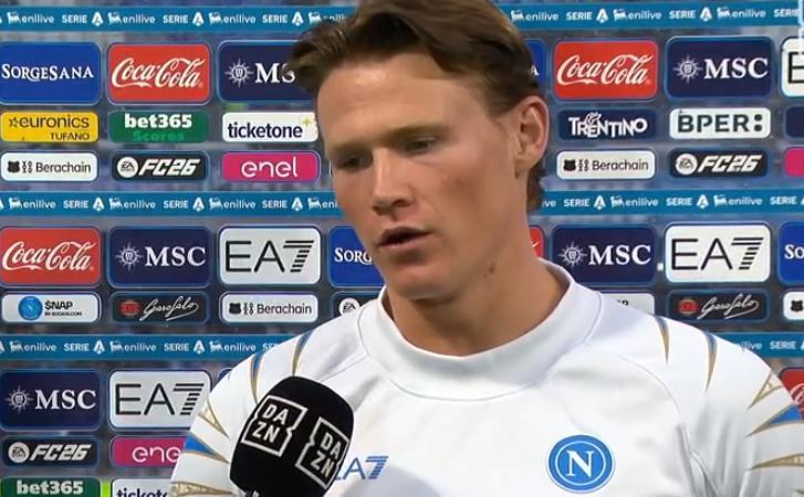 麦克托米奈：全力证明自我，那不勒斯有球员可顶替德布劳内