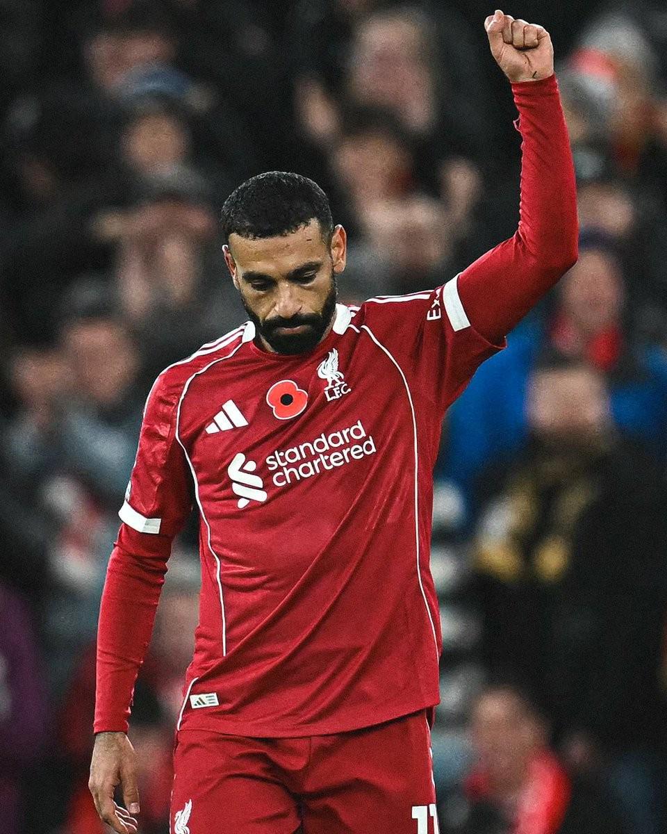 萨拉赫创利物浦队史第二！对阵10队进球达两位数