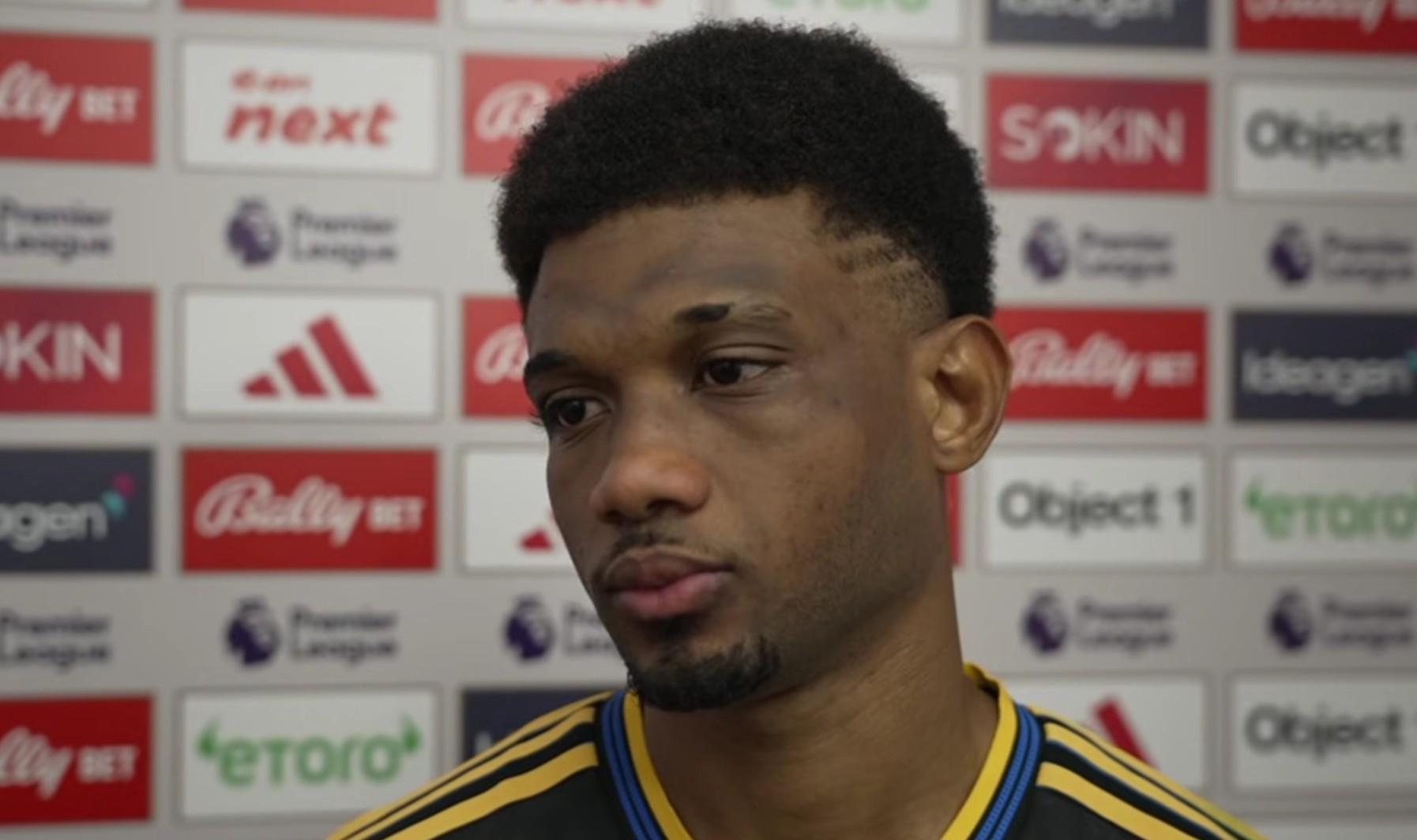 阿马德：进球虽喜但平局遗憾，球队需总结提升