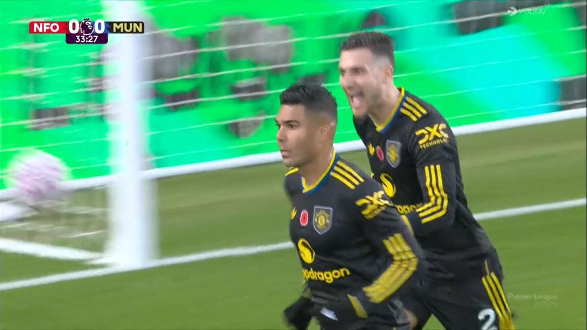 卡塞米罗本季英超参与4球，追平前两季总和创佳绩