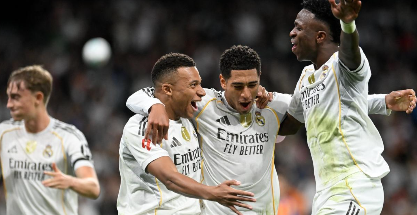 皇马狂胜瓦伦西亚：姆巴佩连续8场破门，西甲积分榜甩开巴萨8分