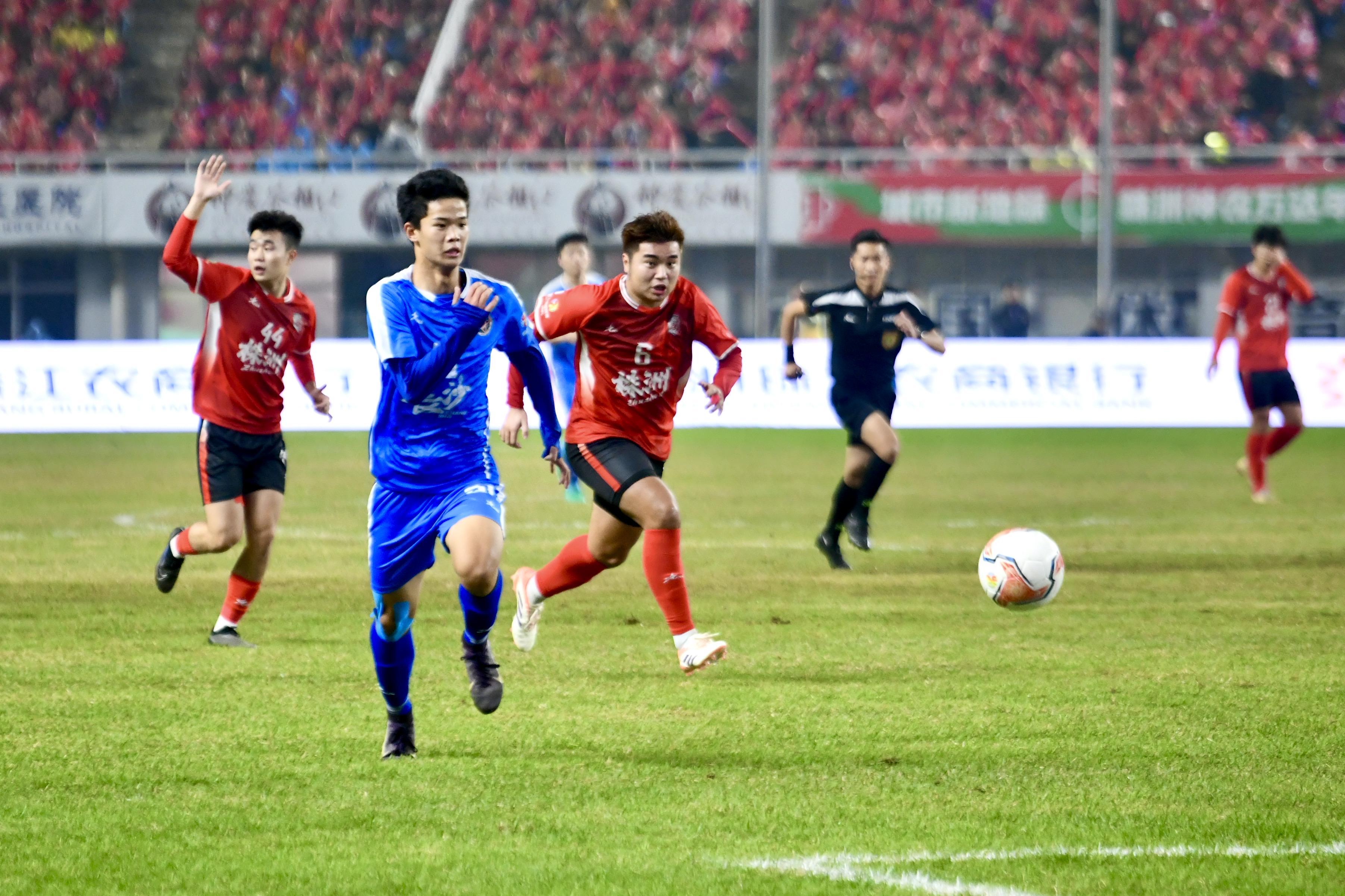 湘超联赛长沙队对阵株洲队现场6