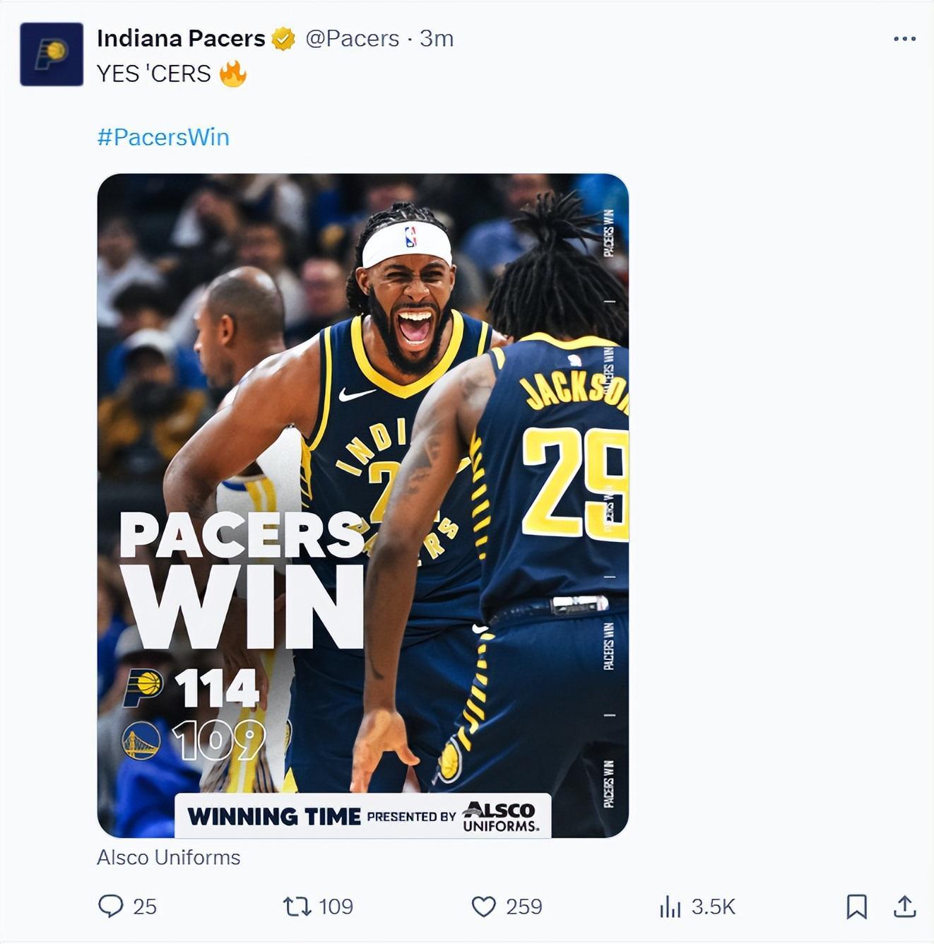 25+10创队史！步行者双向合同奇兵完爆库里 登全美热搜成焦点