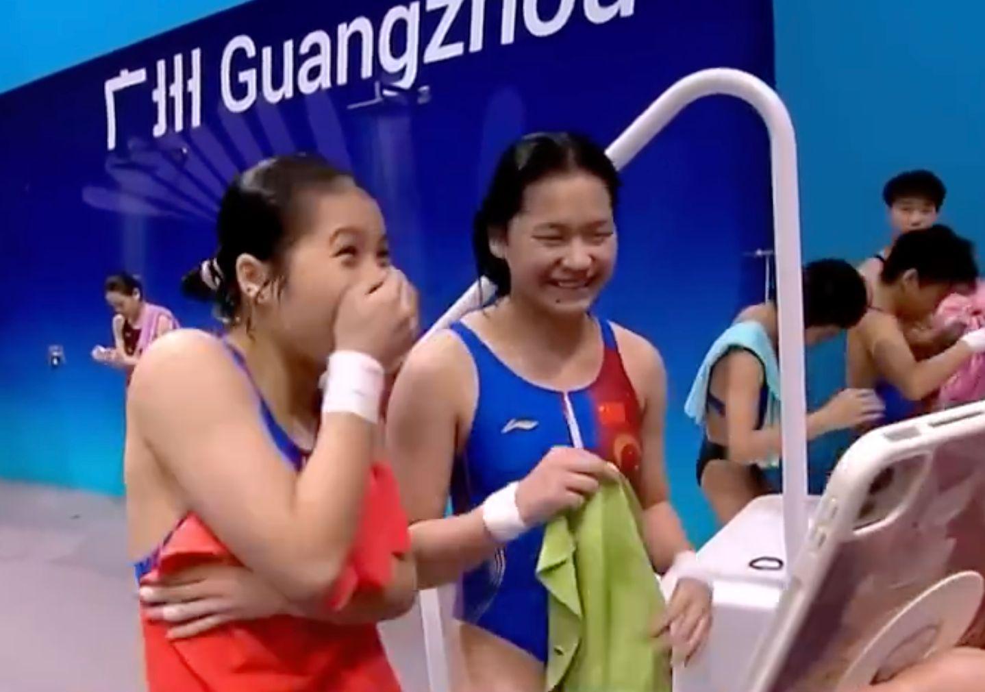 183天后再战！全红婵全运会复出首秀率广东队卫冕团体冠军