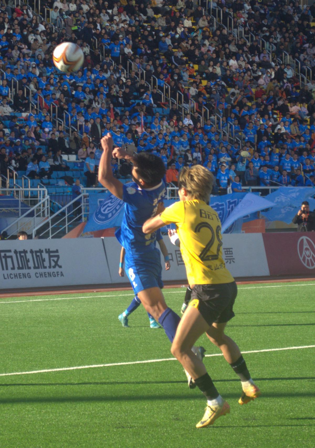 泰安队客场2:1力克济南队 强势晋级齐鲁超赛决赛