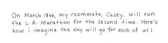 《纽约客》揭秘：室友跑马拉松时我的独特安排