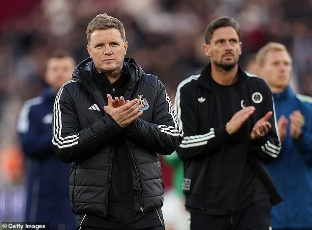 纽卡斯尔1-3负西汉姆联，埃迪-豪直言球队缺乏活力与对抗