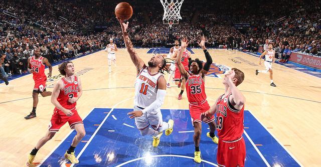 布伦森狂砍31分！尼克斯力克公牛终结五连胜