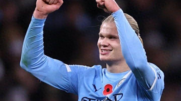 哈兰德连场破门+尬舞引爆全场，瓜帅：他已比肩梅西C罗