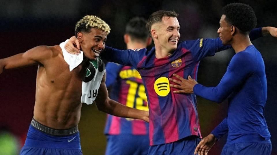 西甲第11轮：亚马尔破门巴萨3-1胜埃尔切，积分追近皇马