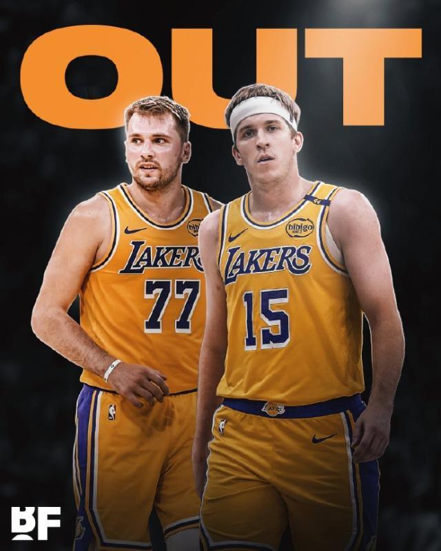 湖人背靠背战开拓者：东契奇里夫斯缺阵，伤病潮影响战局