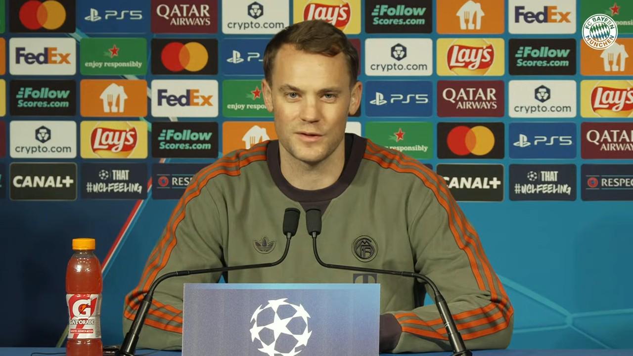 诺伊尔谈对阵巴黎：非淘汰赛但为荣誉而战，球队状态正佳