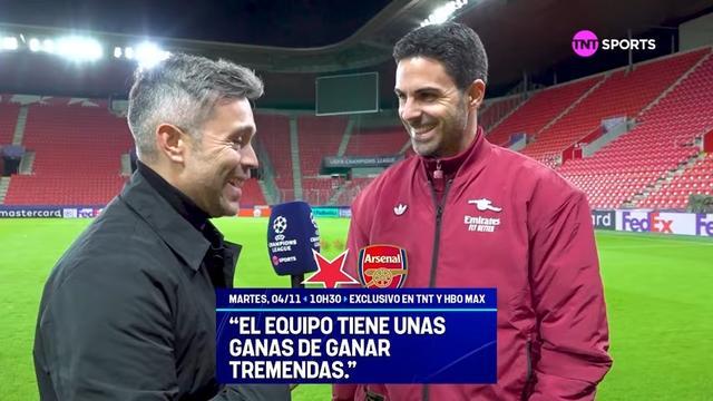 阿尔特塔赛前发声：布拉格斯拉维亚主场不败，阿森纳全力争胜