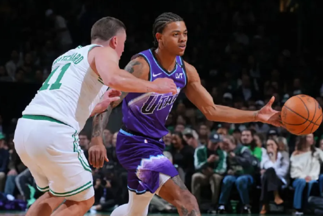 单节狂轰16分！基扬-乔治闪耀全场，爵士险胜凯尔特人