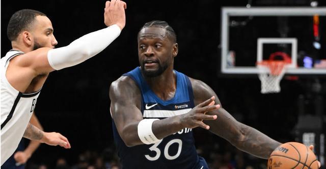 迪温琴佐25+9兰德尔三双 森林狼客场力克篮网迎两连胜