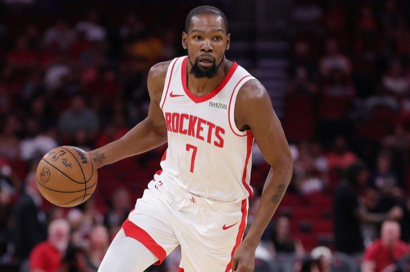 杜兰特加盟火箭成效显著，场均得分领跑联盟，夺冠希望大增