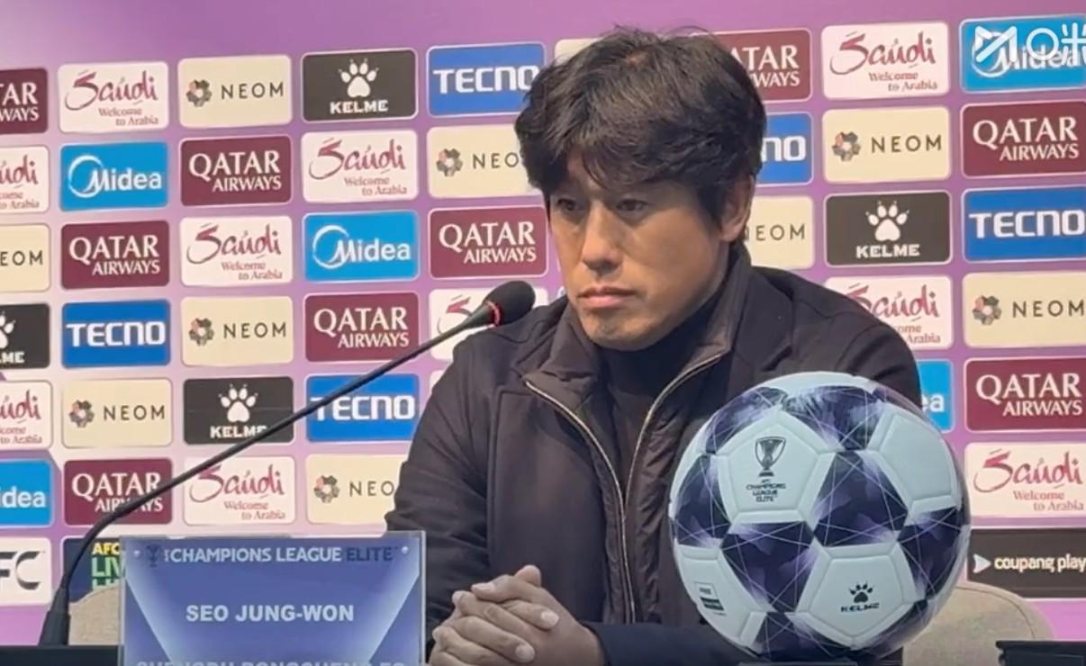 徐正源谈亚冠赛况：韦世豪归队短，罗慕洛受伤或因天气