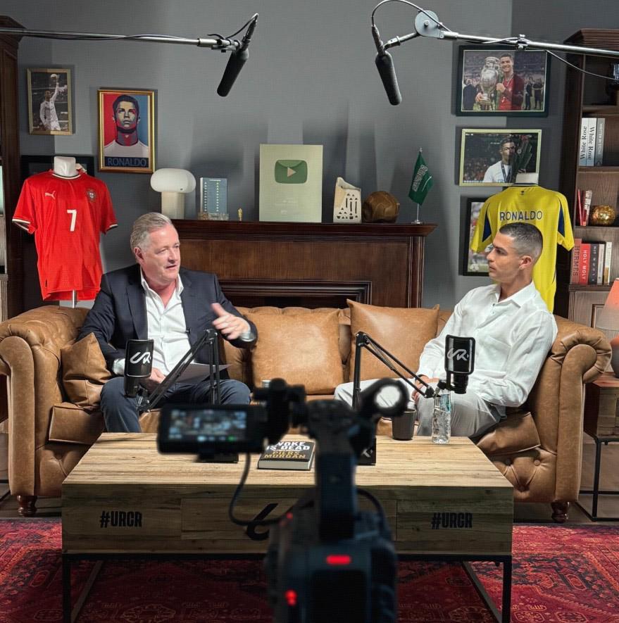 摩根×C罗专访今晚首播，附上期专访精彩回顾