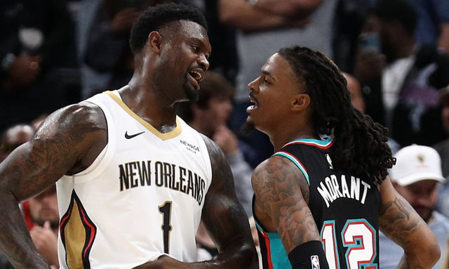 19届状元榜眼或遭交易？锡安效率下滑 莫兰特打法存隐患