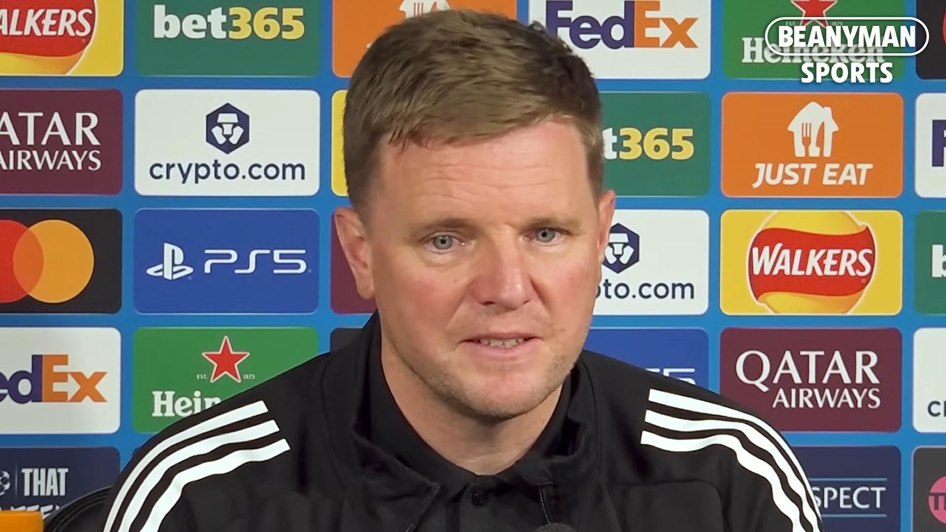 埃迪-豪谈纽卡失利：精神状态是主因，欧冠迎战毕巴调整在即