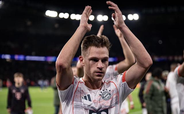 基米希：欧冠上半场对抗强度创生涯新高，1对1激战不断