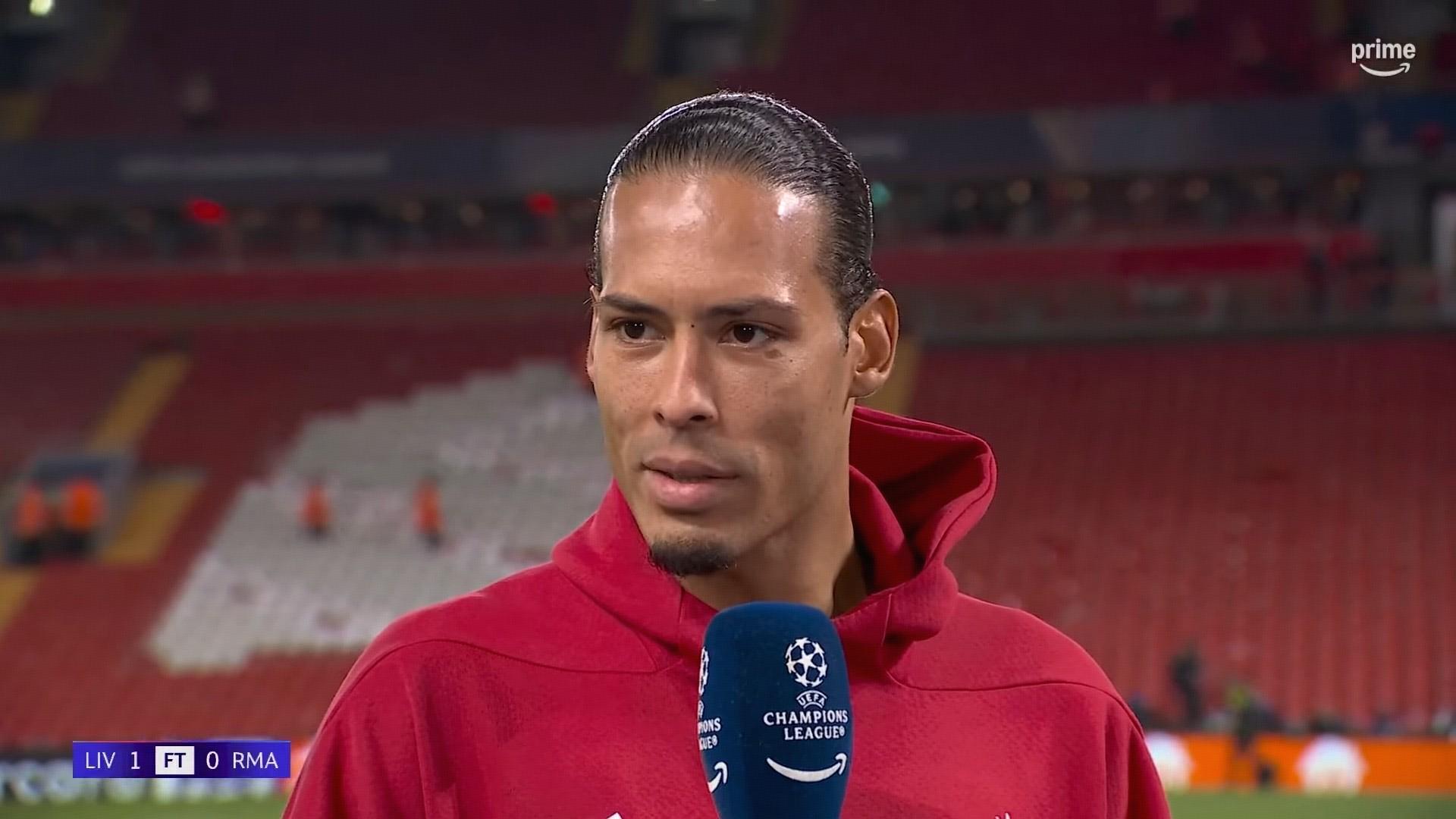 范戴克谈利物浦：连续失利后批评合理，球队正重拾防守稳定性