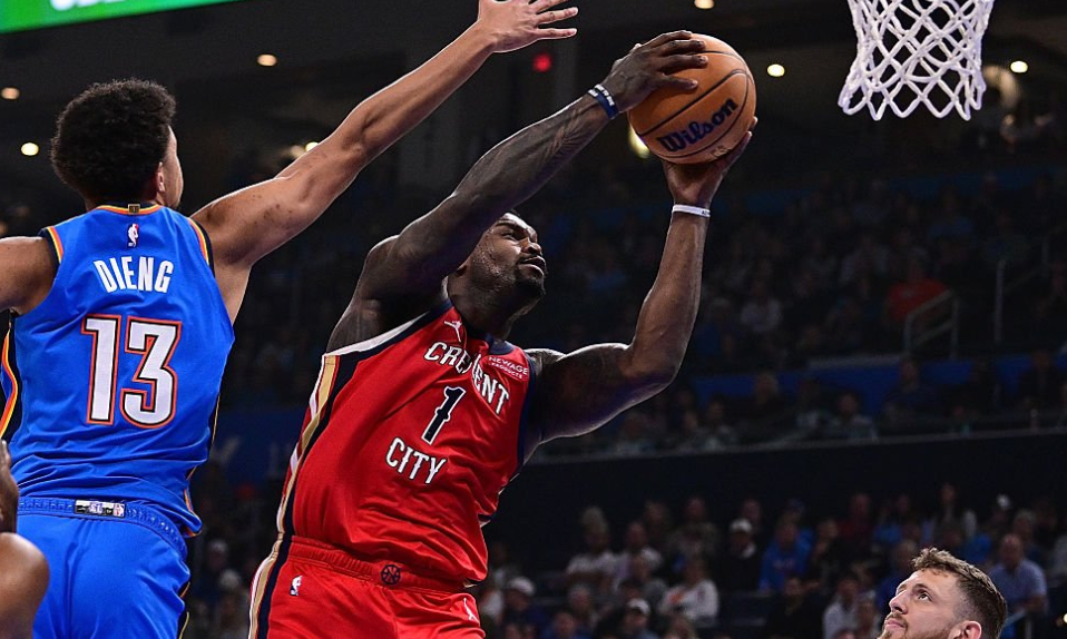 锡安本赛季数据对比