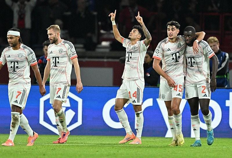 拜仁欧冠五连胜巴黎，大巴黎创队史最长连败纪录