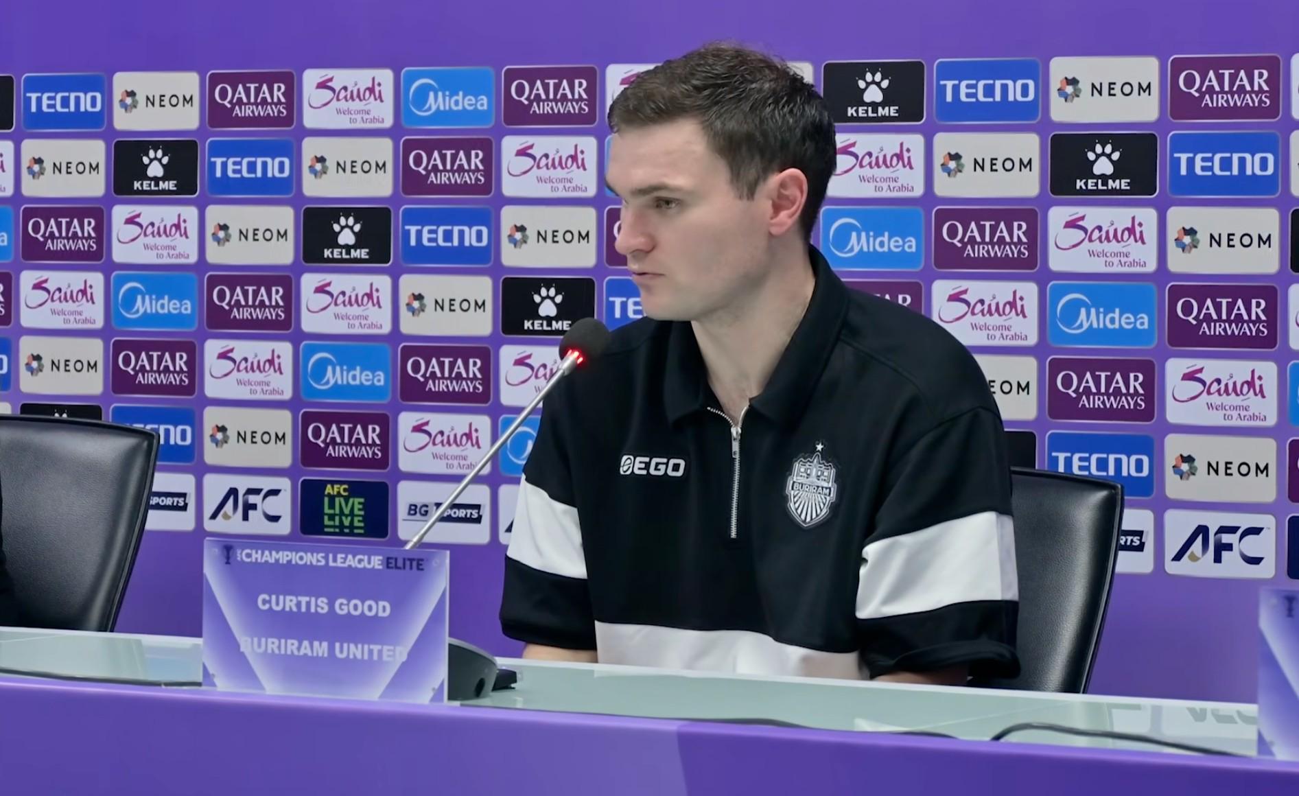 武里南联外援古德：全队表现出色，晋级亚冠下一轮希望大增