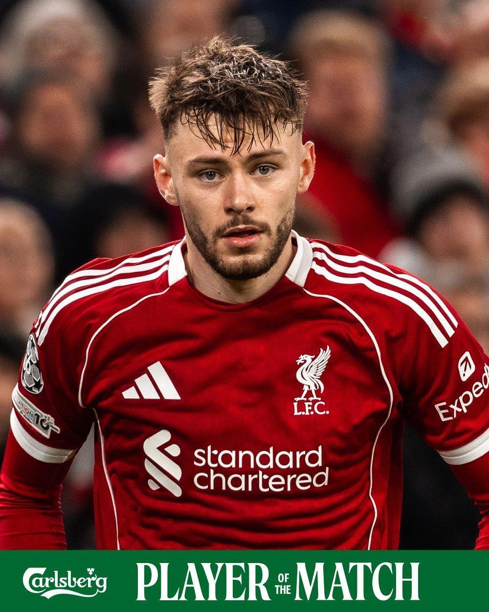 利物浦VS皇马：布拉德利当选队内最佳，右路封锁显战神风采