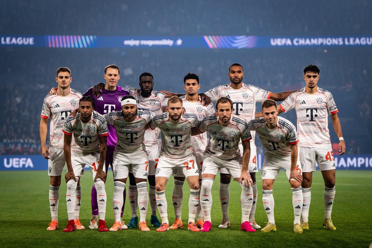 欧冠赛场：拜仁10场7胜并列击败卡塔尔财团时代巴黎次数最多球队